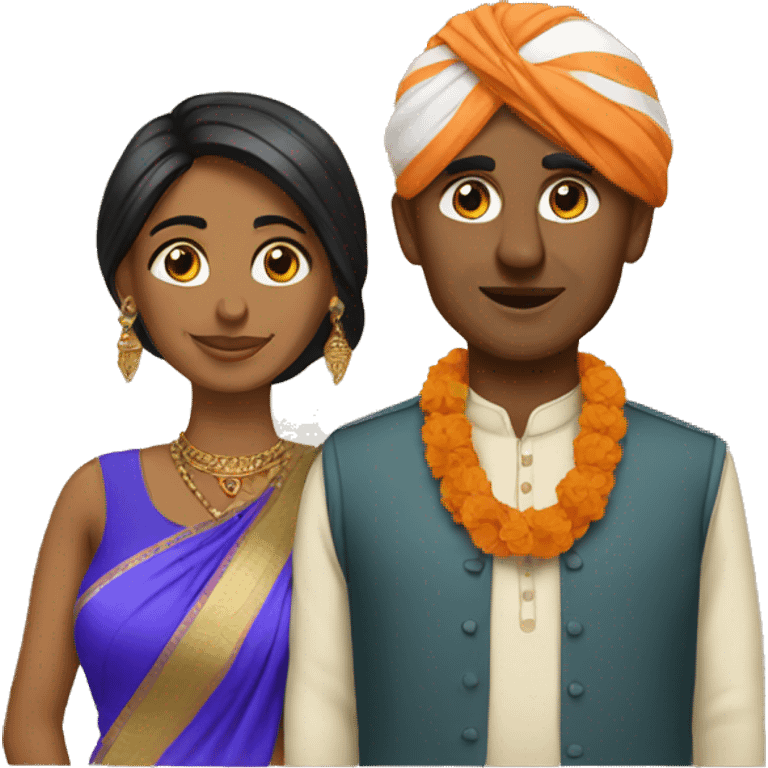 indian couple emoji