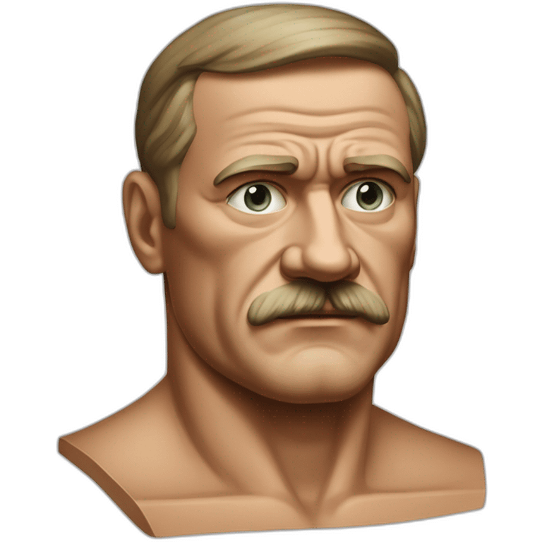 ultra muscular pro bodybuilder german great leader 2nd world war german leader early 20th century german leader late 1930s german leader face dictator face adolf face emoji