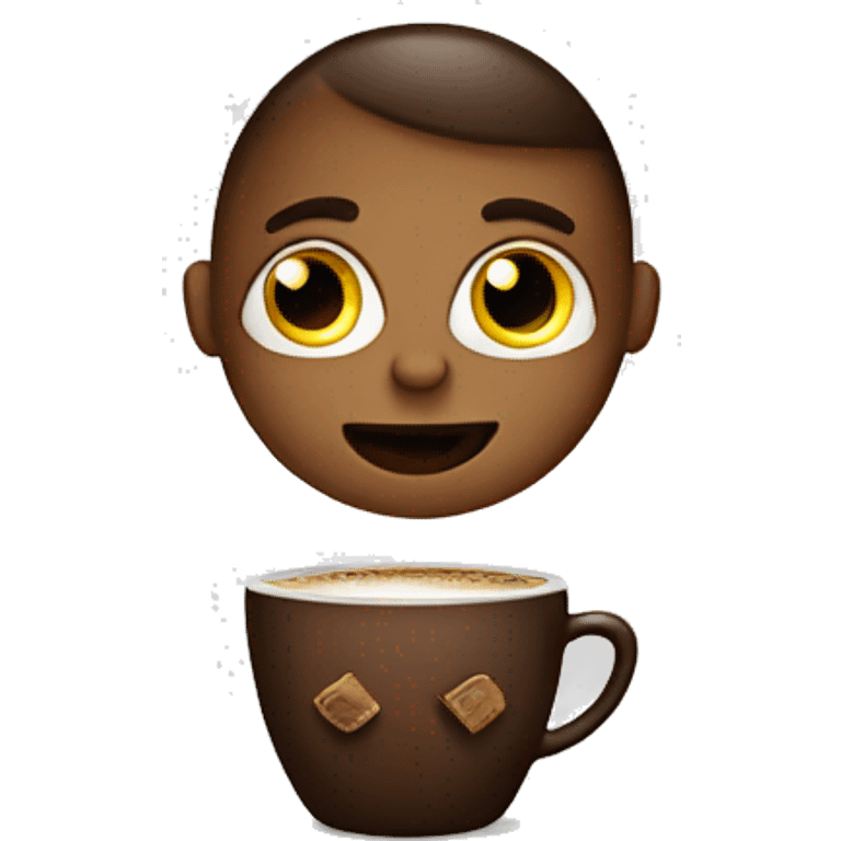 Coffee addict emoji