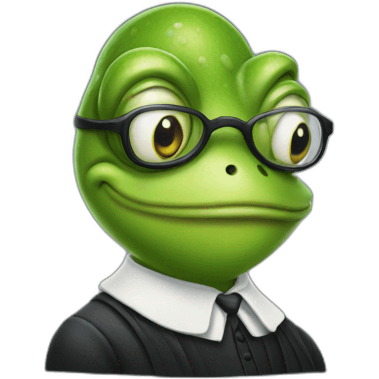 frog barrister emoji