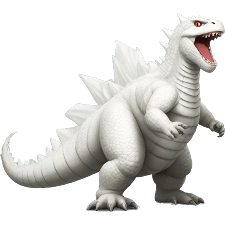 white Godzilla  emoji