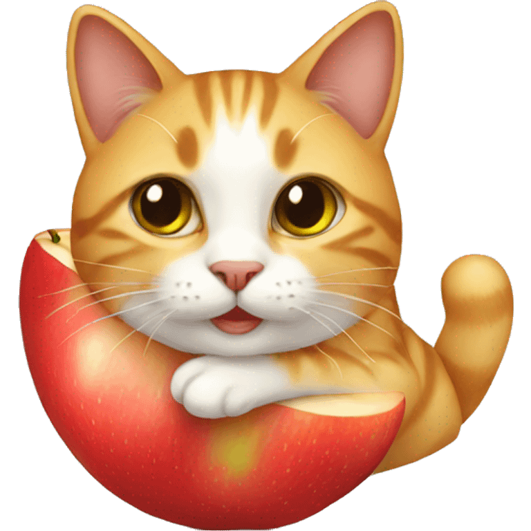 Apple cat emoji