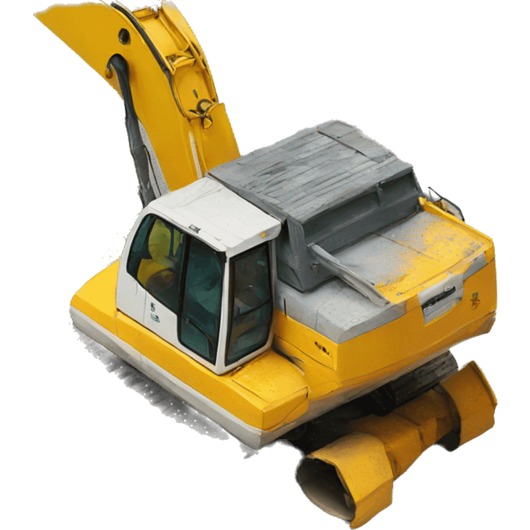 Demolition excavator emoji