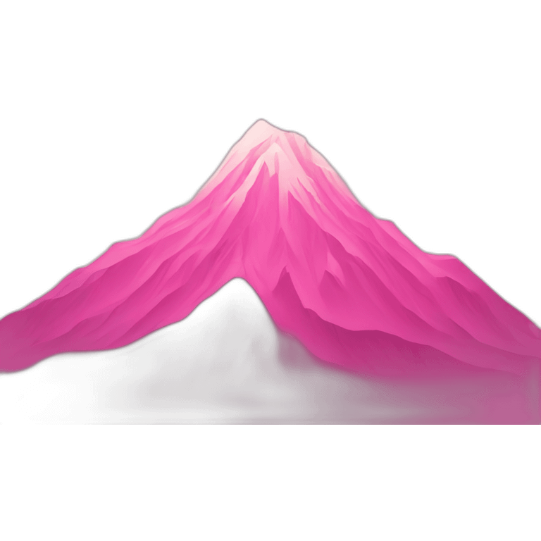 pink mountain emoji