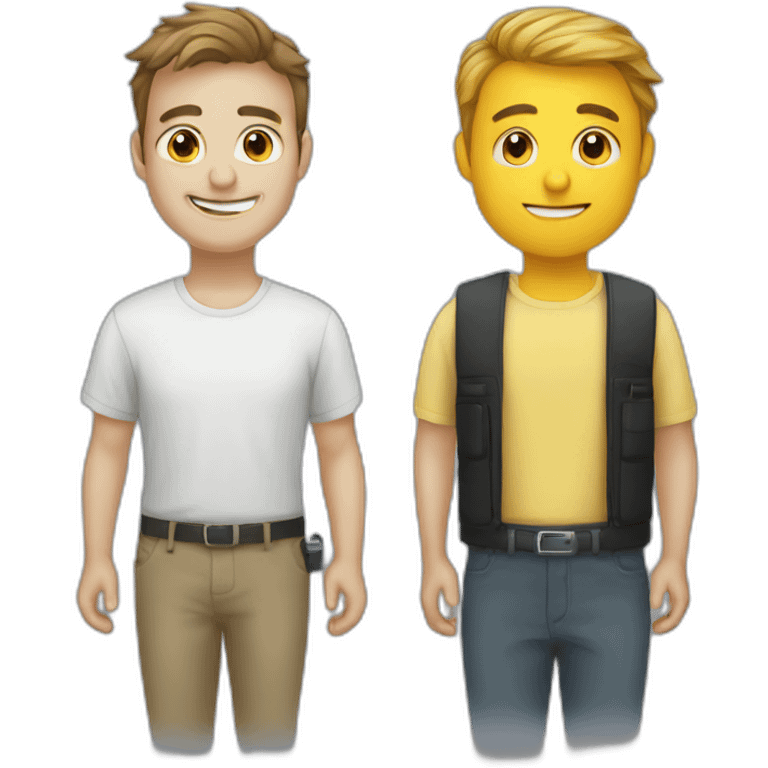 Belgium, computer programmer, and an American computer programmer emoji