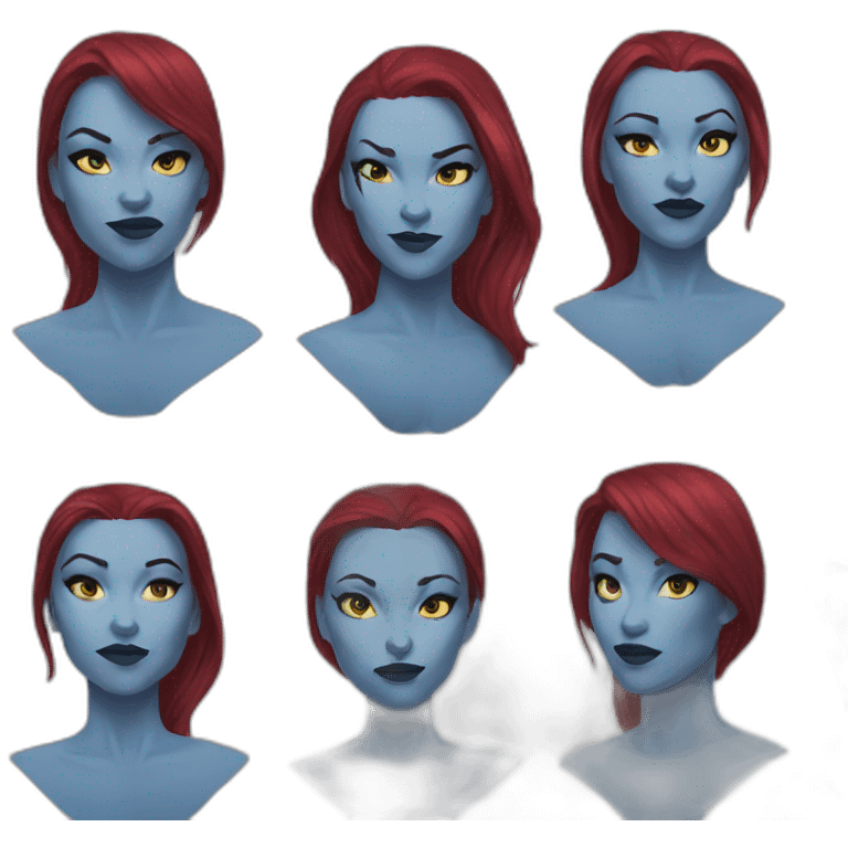 mystique xmen emoji