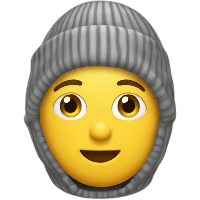 Emoji qui dort avec un bonnet emoji