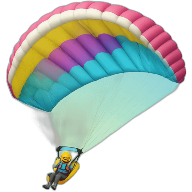 Paragliding birthday emoji