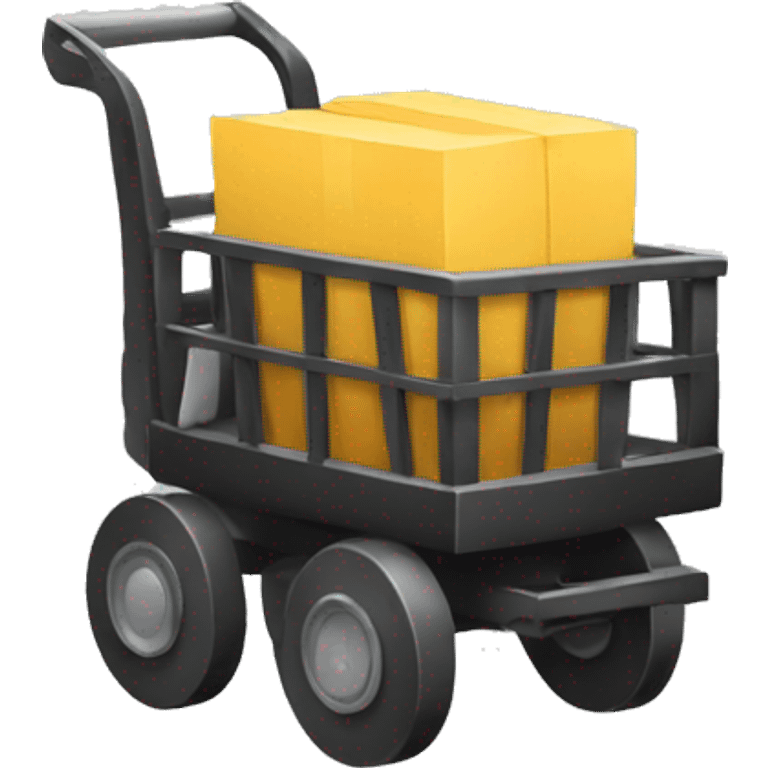 Cart black icon emoji