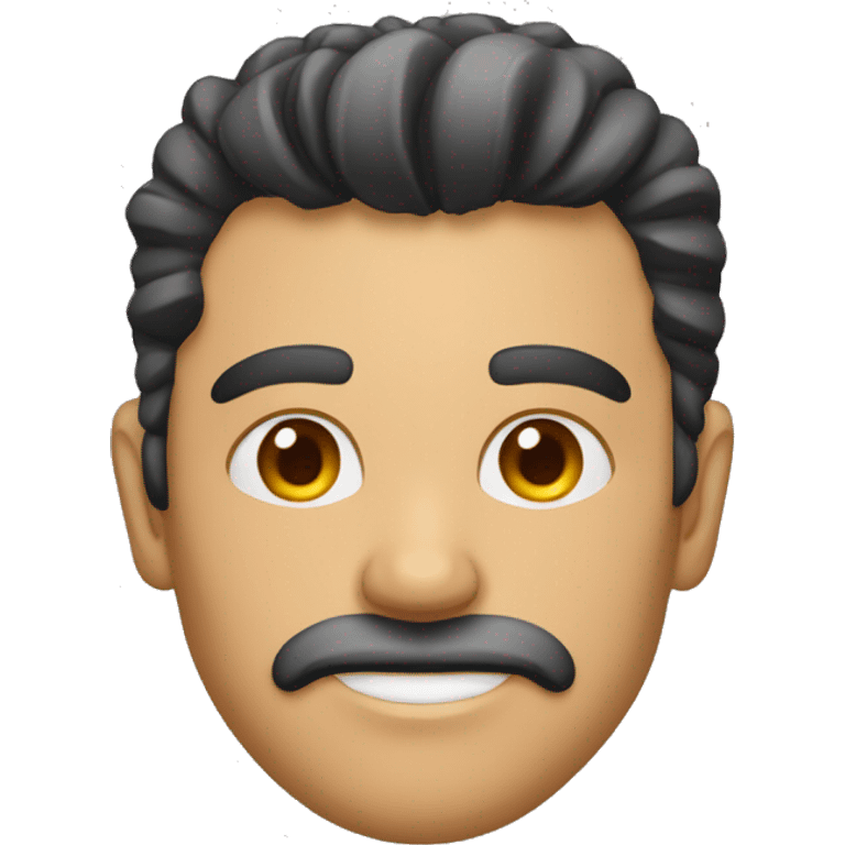 Hombre con mandibula marcada emoji