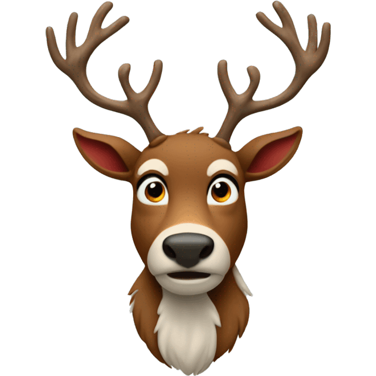 Rudolf the red nosed reindeer  emoji