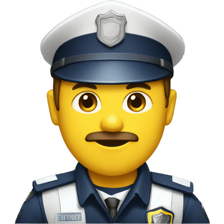 traffic police emoji