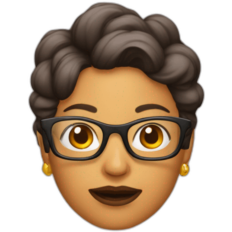 mama con lentes  emoji