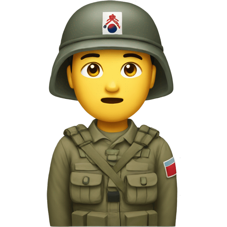 A Korean solider emoji