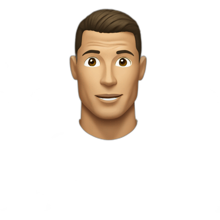 Cristiano Ronaldo doing de thé suiii emoji