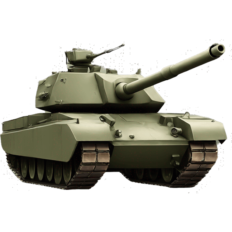 Military tank emoji