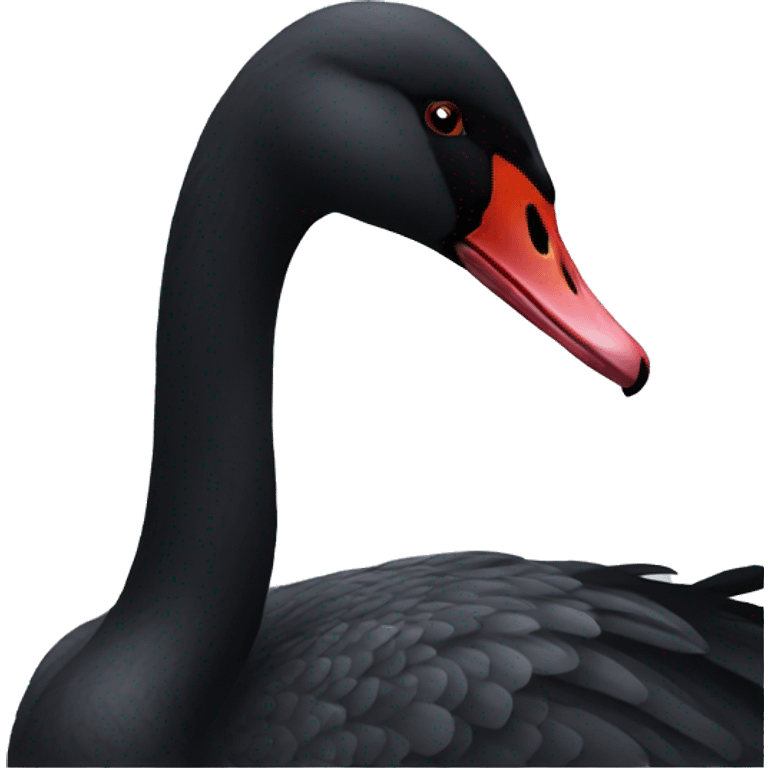 Black swan emoji