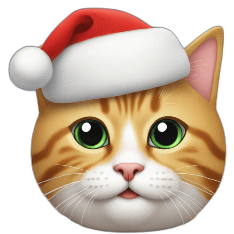 CAT christmas happy emoji