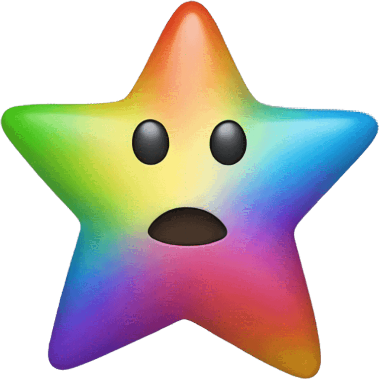 Multicolore star  emoji