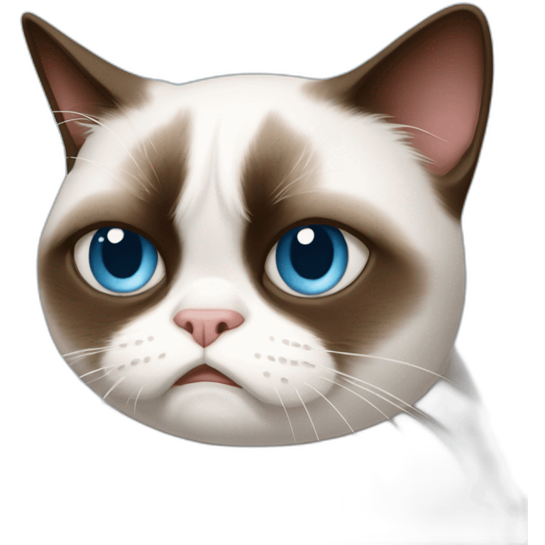 the real grumpy cat blazed old blue eyes emoji