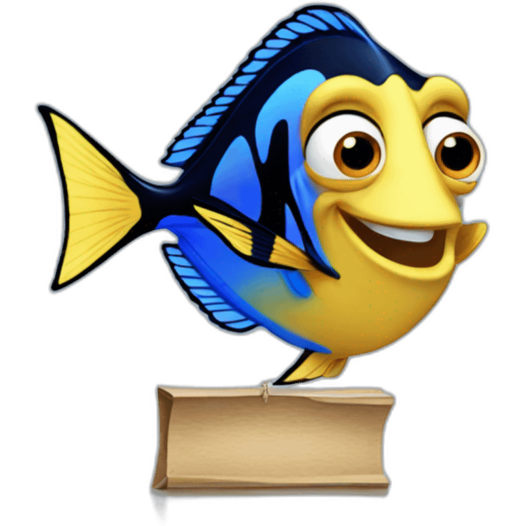 dory holding Win sign emoji