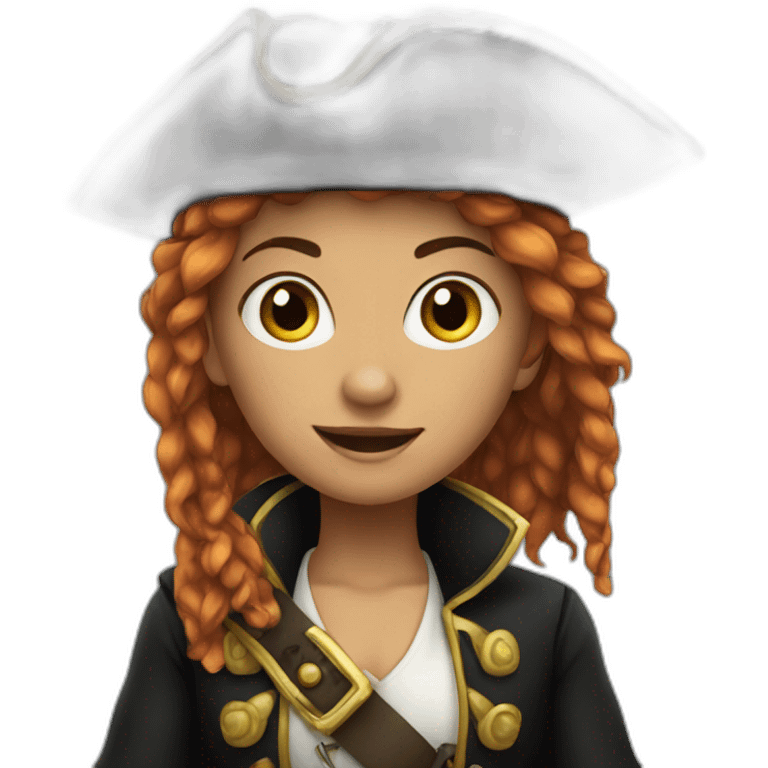 a pirate girl emoji