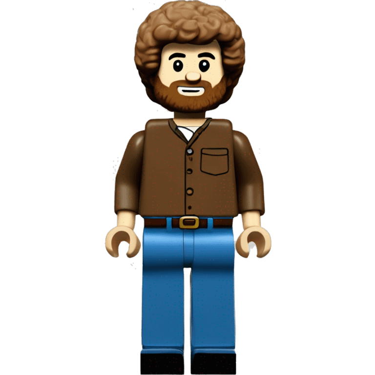 Bob Ross Lego Full body emoji