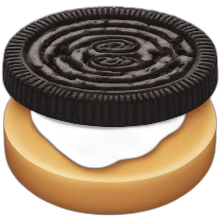 Oreo with chicken flavour emoji