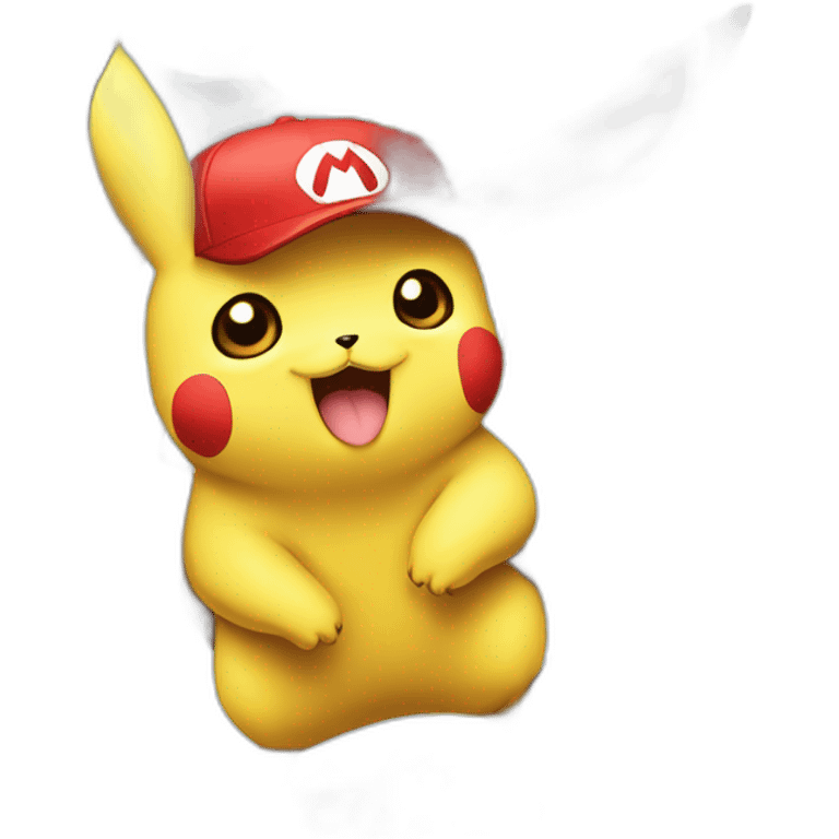 Pikachu qui boit du coca emoji