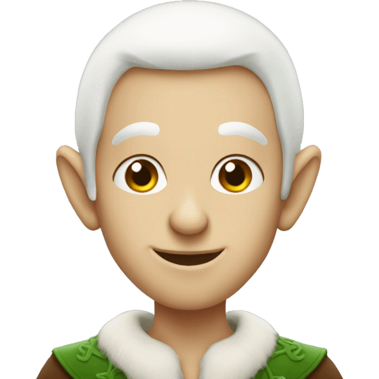 White Norman elf emoji