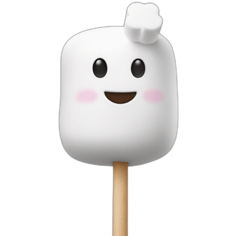 marshmallow on a stick emoji