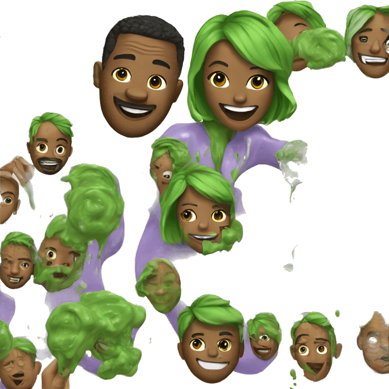 celebrity getting slimed emoji