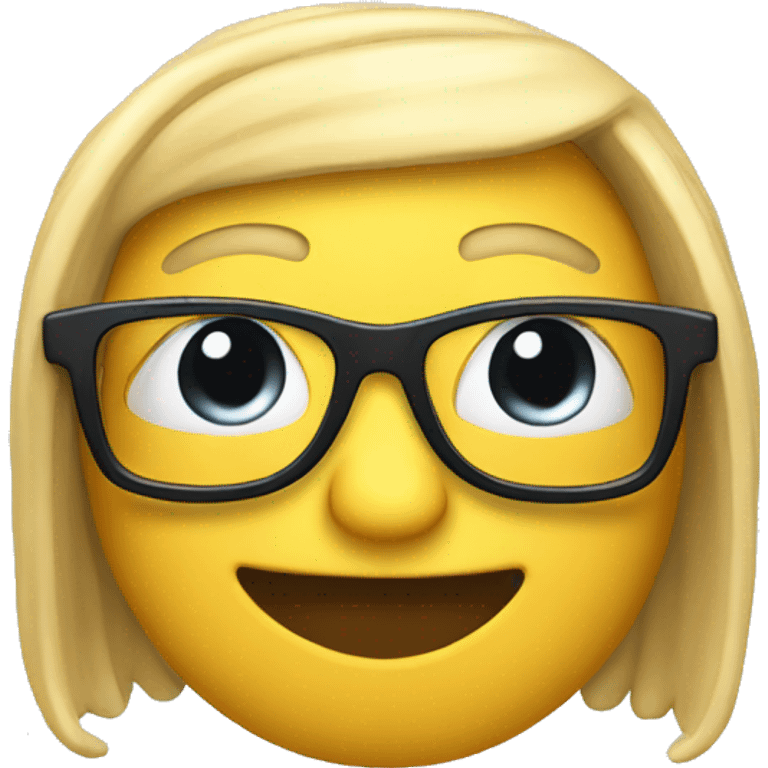 nerdy rubber ducl emoji