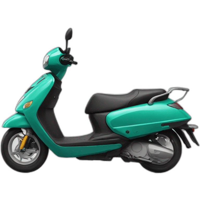 Jul sur un scooter emoji