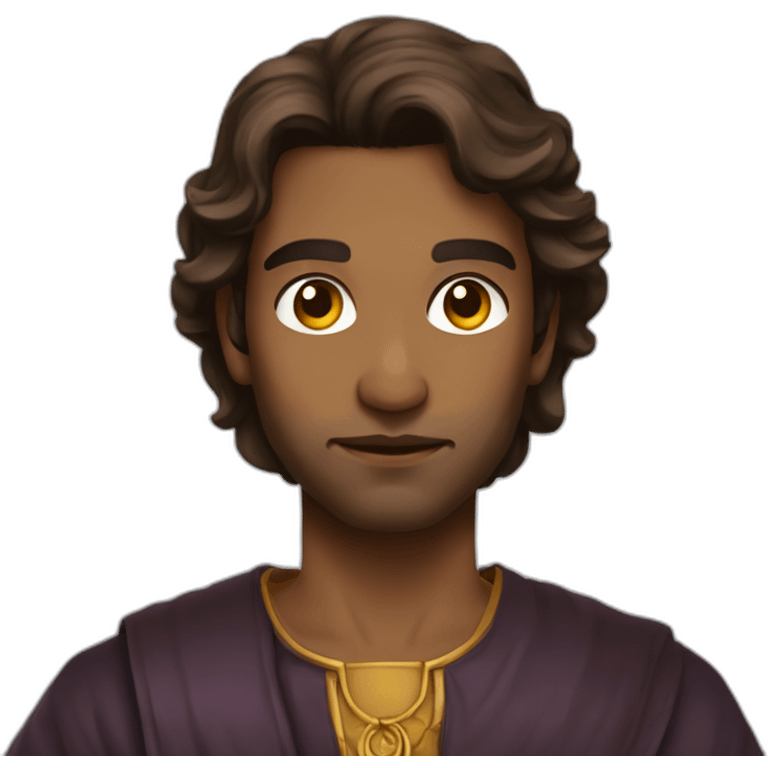 Brown hair Sri Lankan dungeon master emoji