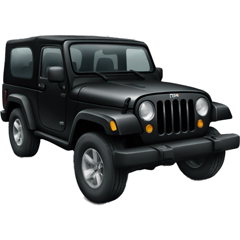 Black jeep emoji