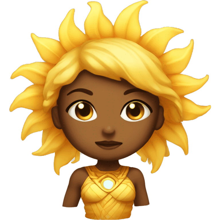 Sun Goddess chibi emoji