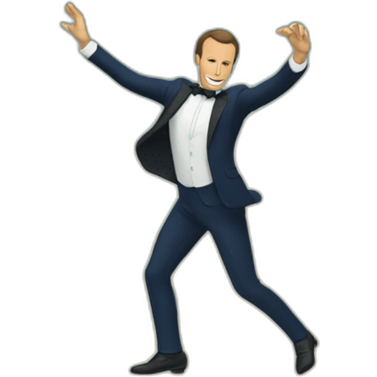 Macron qui danse  emoji