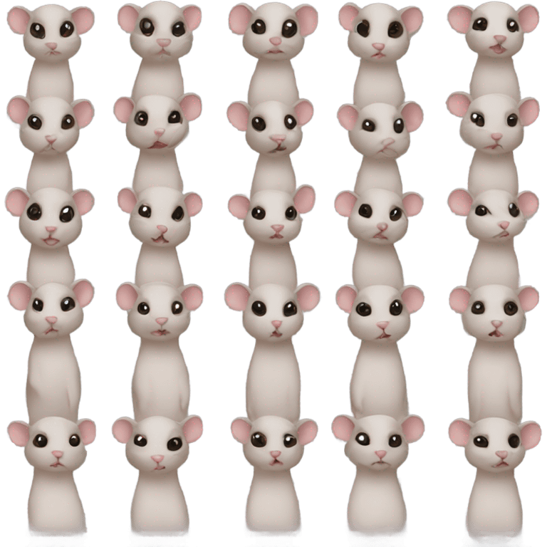 Naked Rats emoji