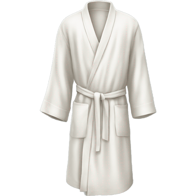 White linen robe emoji