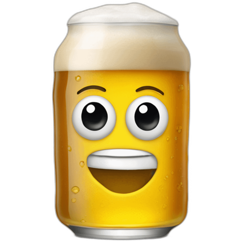 bob l'eponge avec une biere emoji