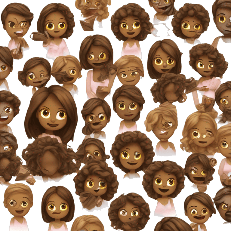 Brown Girly Stuff emoji