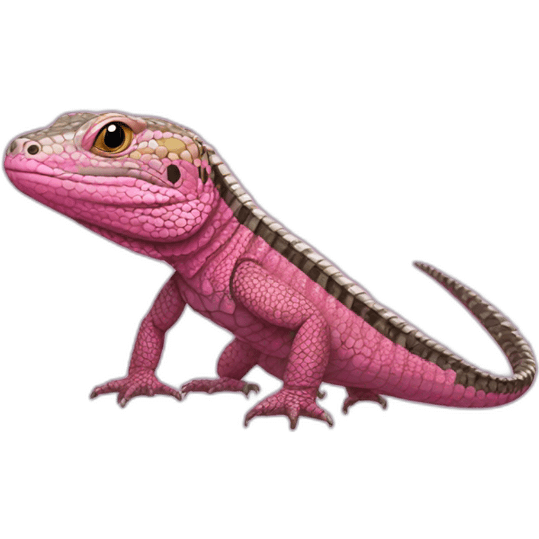 tegu lizard pink emoji