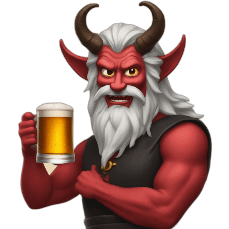 Satan biere emoji