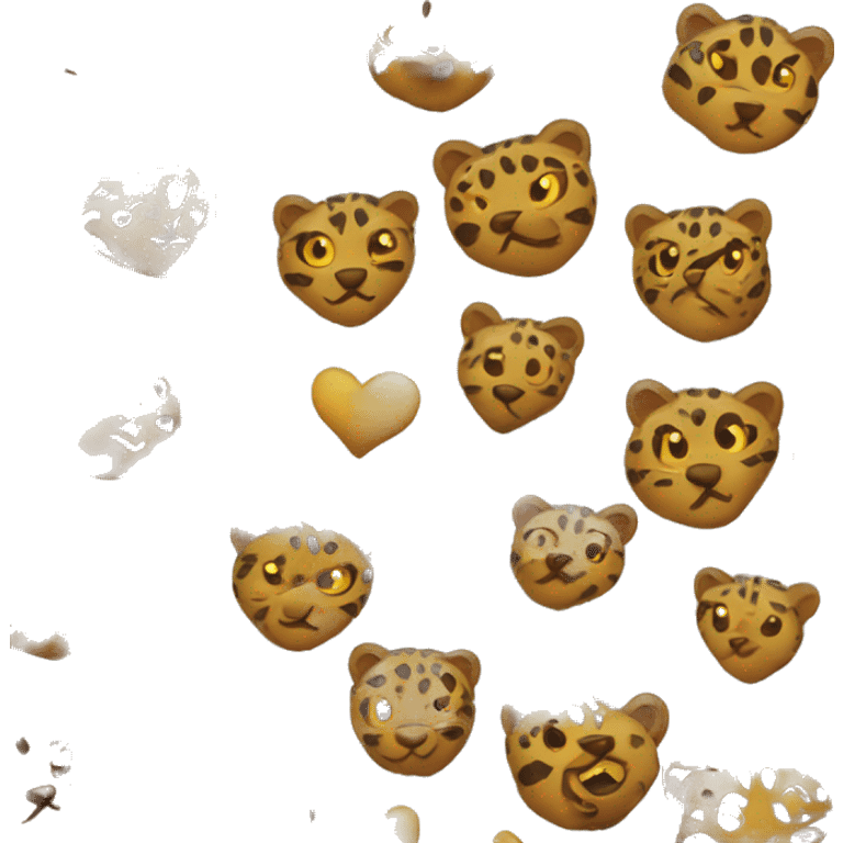 Corazón de leopardo  emoji