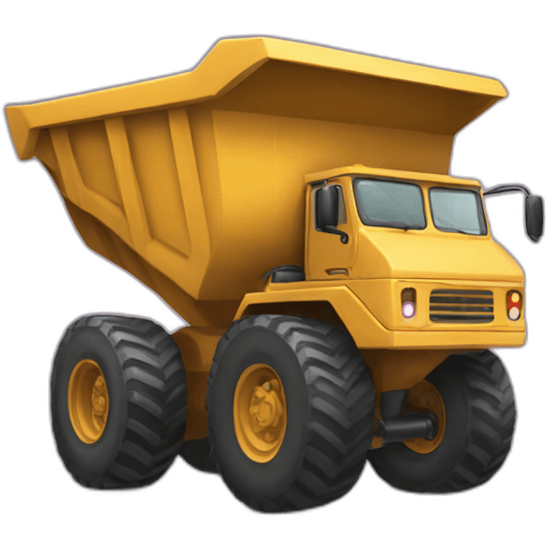 Big dumptruck woman emoji