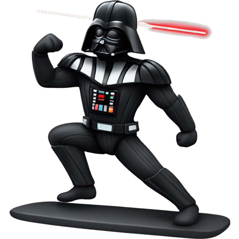 Darthvader exercising emoji