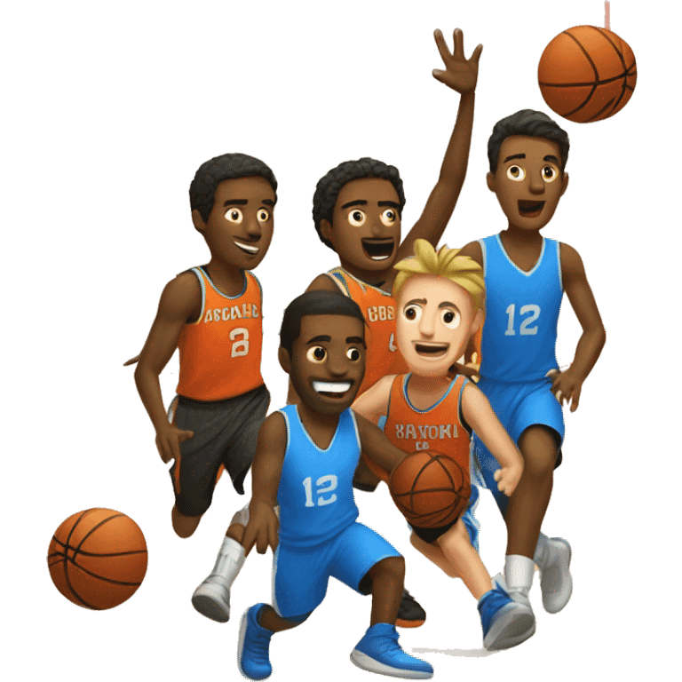 Basketball game  emoji