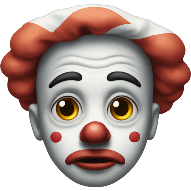 sad clown emoji