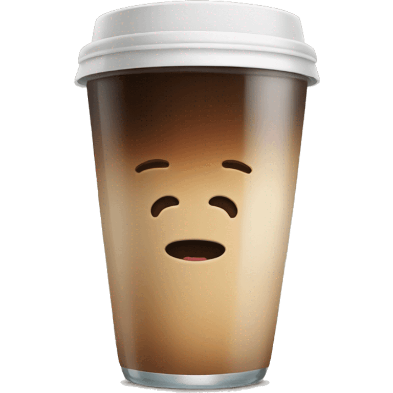 Glass of coffee emoji